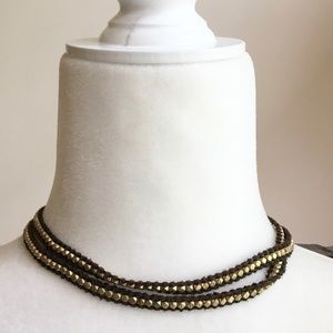 Beautiful leather wrap bracelet/necklace!